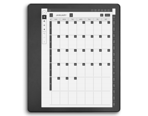 Kindle Scribe Monthly Planner