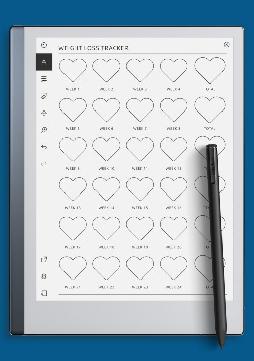 reMarkable My Heartfelt Weight Loss Tracker