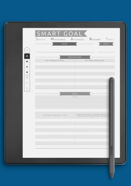 SMART Goal - Casual Style for Kindle Scribe