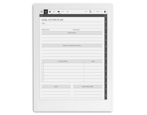Supernote Productivity Planner