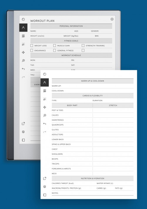 reMarkable Ultimate Workout Planner