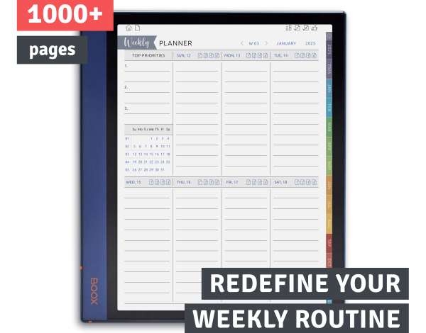Onyx Boox Weekly Journal