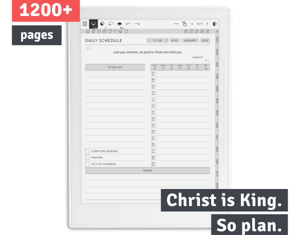 Christian Planner for Supernote